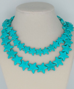 Load image into Gallery viewer, Large Sea Star Necklace in Turquoise