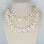 Load image into Gallery viewer, Large Sea Star Necklace in Coconut