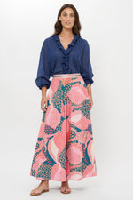 Load image into Gallery viewer, Swing Skirt in Nautilus Navy