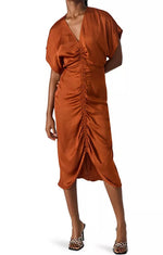 Load image into Gallery viewer, Aimee Dress in Gingerbread