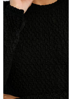 Load image into Gallery viewer, Popcorn Long Sleeve Shirt in Black