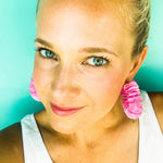 Load image into Gallery viewer, Sparkle and Shine Earrings in Bubblegum Pink