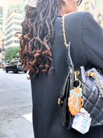 Load image into Gallery viewer, Hand-painted Bow Challah Bag Charm + Keychain