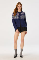 Load image into Gallery viewer, Irene Cardigan in Navy