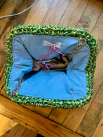 Load image into Gallery viewer, Sis Clutch in Lime Green/Pink