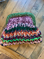 Load image into Gallery viewer, Sis Clutch in Lime Green/Pink