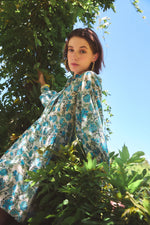 Load image into Gallery viewer, Chloe Short Dress in Ceylon Blue