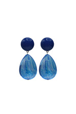 Load image into Gallery viewer, Cuba Clip On Earring in Cobalt Marl