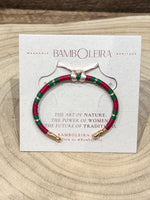 Load image into Gallery viewer, Clarte Bangle in Green and Red