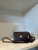 Load image into Gallery viewer, Moni Calf Leather Wallet in Choco