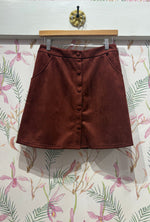 Load image into Gallery viewer, Little Lies Ali Skirt in Wine