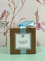Load image into Gallery viewer, Oy to the World Candle in Bamboo, Teak & Black Currant