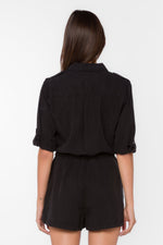 Load image into Gallery viewer, Luba Romper in Black