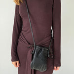 Load image into Gallery viewer, Milli Lamb Leather Bag in Bubble Black