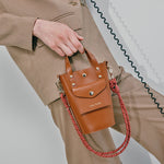 Load image into Gallery viewer, Nono Calf Leather Bag in Camel