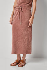 Load image into Gallery viewer, Terry Bias Skirt in Bark