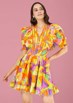 Load image into Gallery viewer, Perla Dress in Colorblock Multi