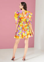 Load image into Gallery viewer, Perla Dress in Colorblock Multi