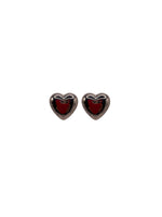 Load image into Gallery viewer, Heart Clip On Earring in Silver
