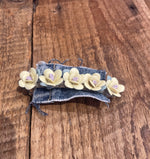 Load image into Gallery viewer, Vintage Porcelain 5 Rosette Barrette