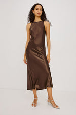 Load image into Gallery viewer, Solene Dress in Espresso