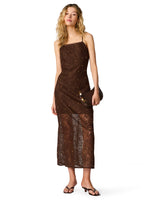 Load image into Gallery viewer, Maureene Dress in Chicory Coffee