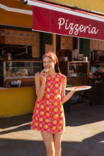 Load image into Gallery viewer, Nadege Short Dress in Yuma Print