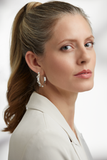 Load image into Gallery viewer, Gold Metal Hoop in Green