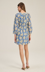 Load image into Gallery viewer, Sandrine Boho Dress in Asul