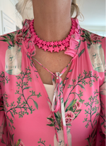 Load image into Gallery viewer, Small Sea Star Necklace in Bubble Gum Pink