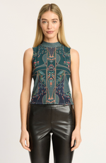 Load image into Gallery viewer, Romi Top in Patchwork Flower