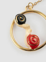 Load image into Gallery viewer, Round Love Snail Necklace