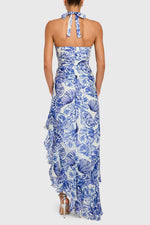 Load image into Gallery viewer, Marabou Dress in Shell Print