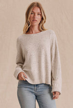 Load image into Gallery viewer, Haven Tweedy Crew Sweater in Pale Oak