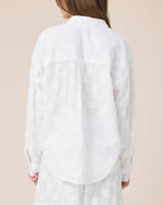 Load image into Gallery viewer, Caprice Star Button Down in White