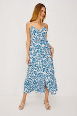 Load image into Gallery viewer, Wisteria Dress in Azure Jasmine