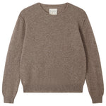 Load image into Gallery viewer, Cashmere Distressed Crew Sweater in St. Kilda Moose