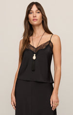 Load image into Gallery viewer, Kori Lace Cami in Black
