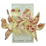 Load image into Gallery viewer, Flora Earrings in Bevo Pearl