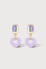Load image into Gallery viewer, Lover Post Earrings in Lilac