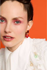 Load image into Gallery viewer, Lover Post Earrings in Rouge