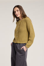 Load image into Gallery viewer, Lisabeth Cardigan in Khaki