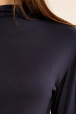 Load image into Gallery viewer, Long Sleeve Mock Neck Layer in Navy