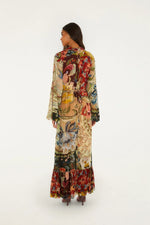 Load image into Gallery viewer, Lunar Boho Multicolor Long Sleeve Maxi Dress