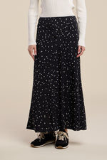 Load image into Gallery viewer, Cadence Maxi Skirt in Black
