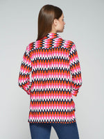 Load image into Gallery viewer, Sara Shirt in Ondas Punto Print