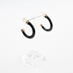Load image into Gallery viewer, Mini Hoops in Black