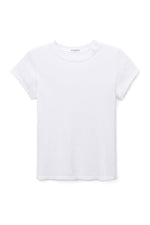 Load image into Gallery viewer, Sheryl Recycled Cotton Baby Tee in White