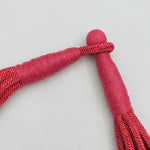 Load image into Gallery viewer, Solid 8-Strand Rope Necklace in Bright Pink
