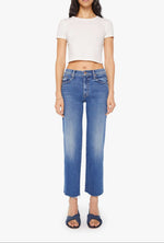 Load image into Gallery viewer, The Mid Rise Rambler Zip Ankle Fray in Dugout Doobies
